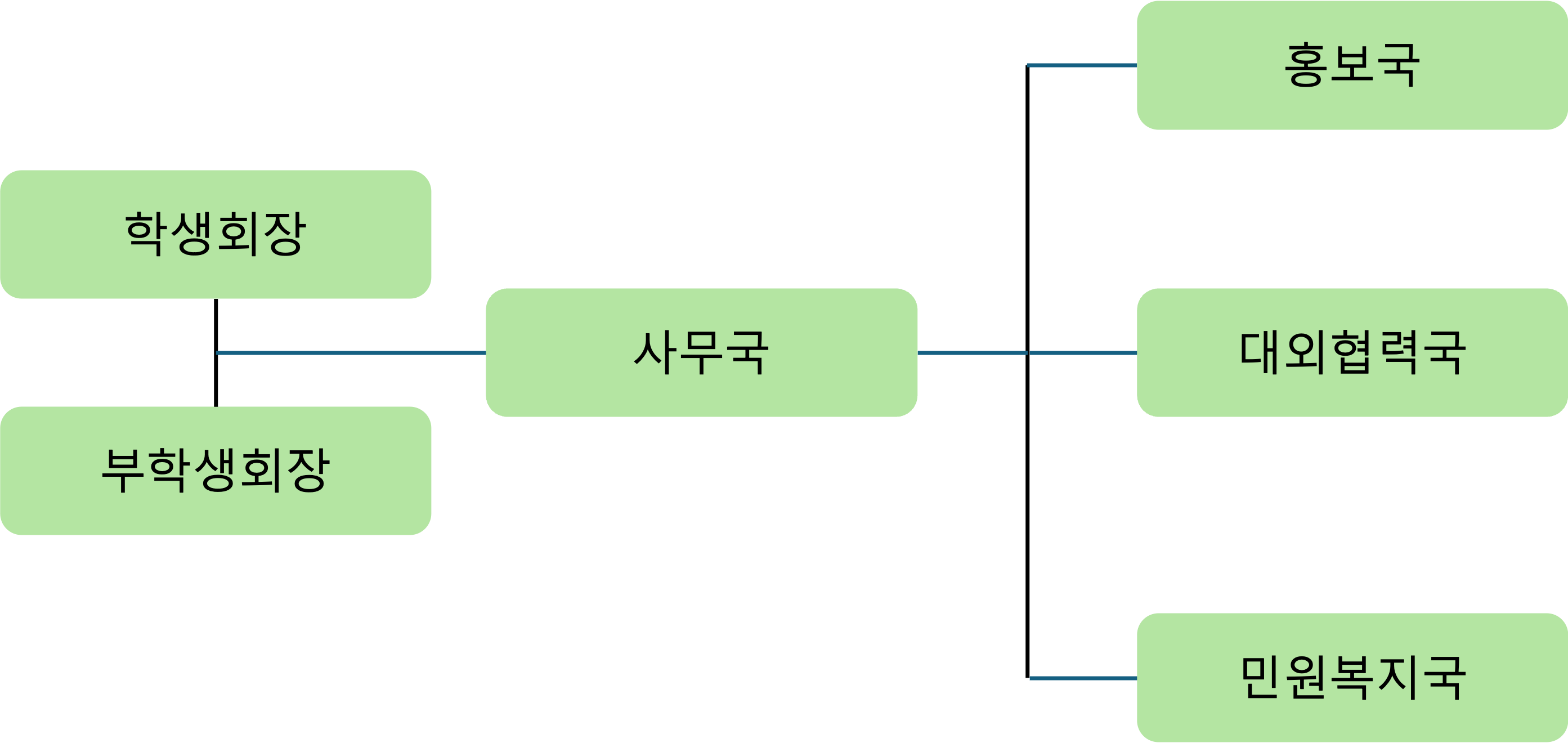 학생회 조직도